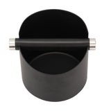 Coffee Knock Box Stainless Steel Coffee Grounds Knock Box with Knock Bar for Cafes Western Restaurants Bars Home Kitchen - Side View
