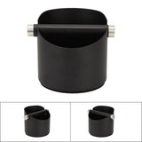 Coffee Knock Box Stainless Steel Coffee Grounds Knock Box with Knock Bar for Cafes Western Restaurants Bars Home Kitchen