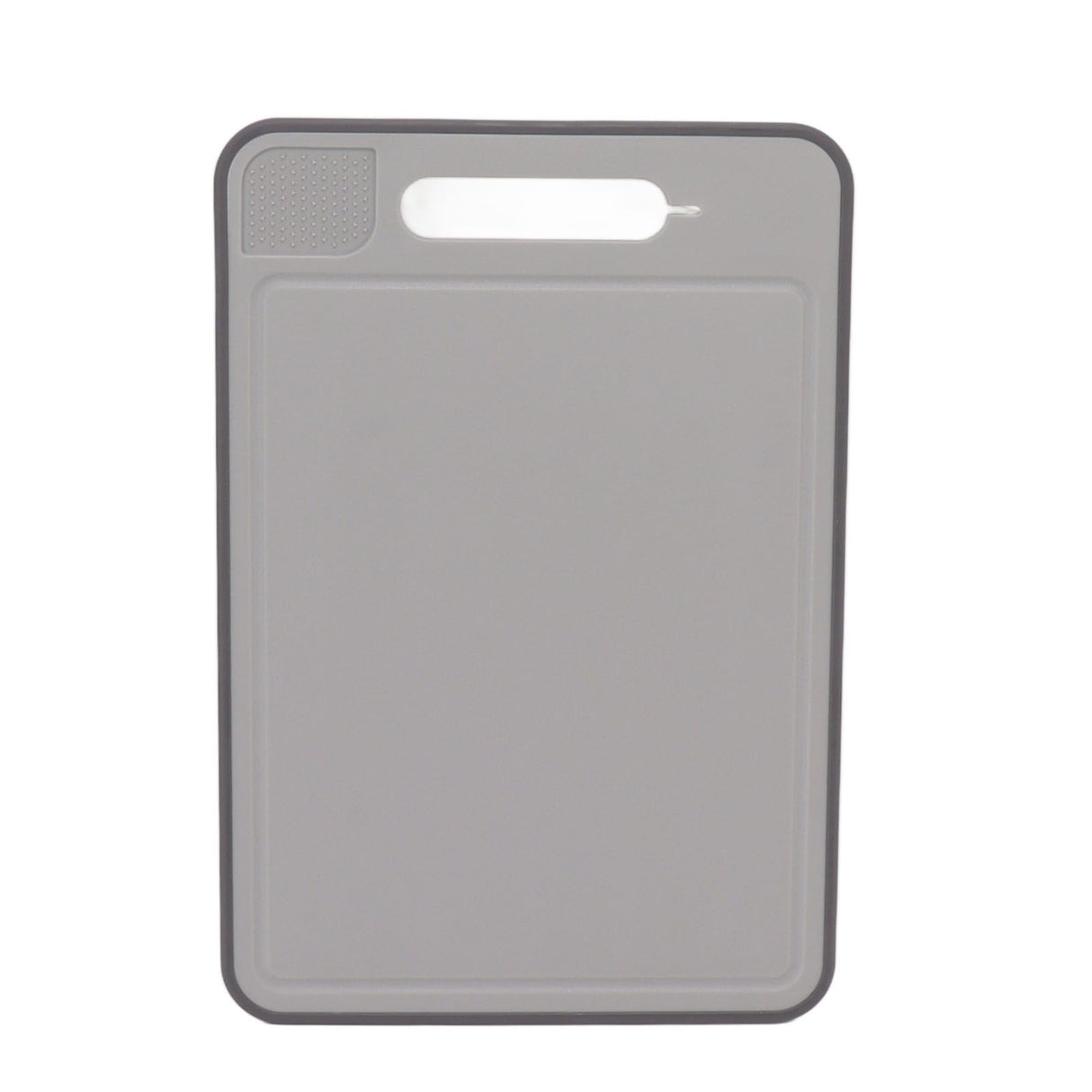 Defrosting Tray Double Sided Grinding Thawing Cutting Board with Sharpener for Frozen Meat Grey