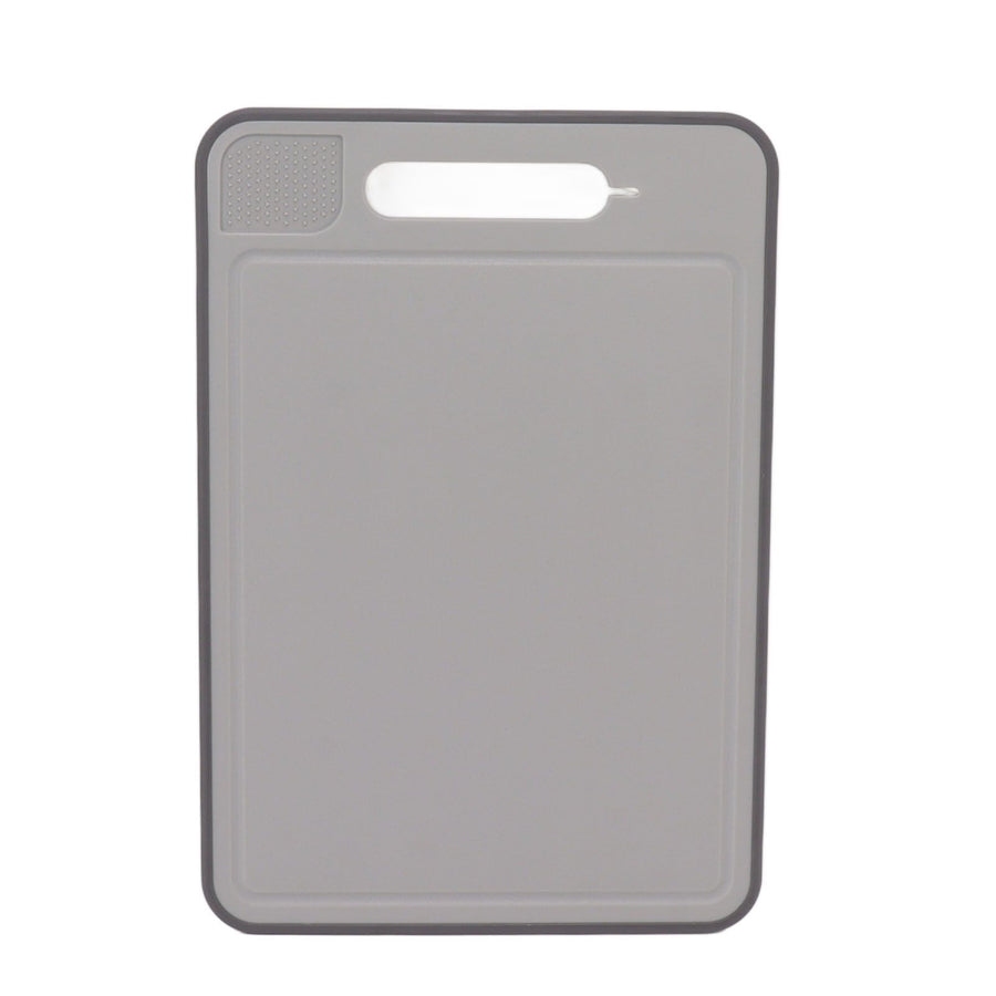 Defrosting Tray Double Sided Grinding Thawing Cutting Board with Sharpener for Frozen Meat Grey