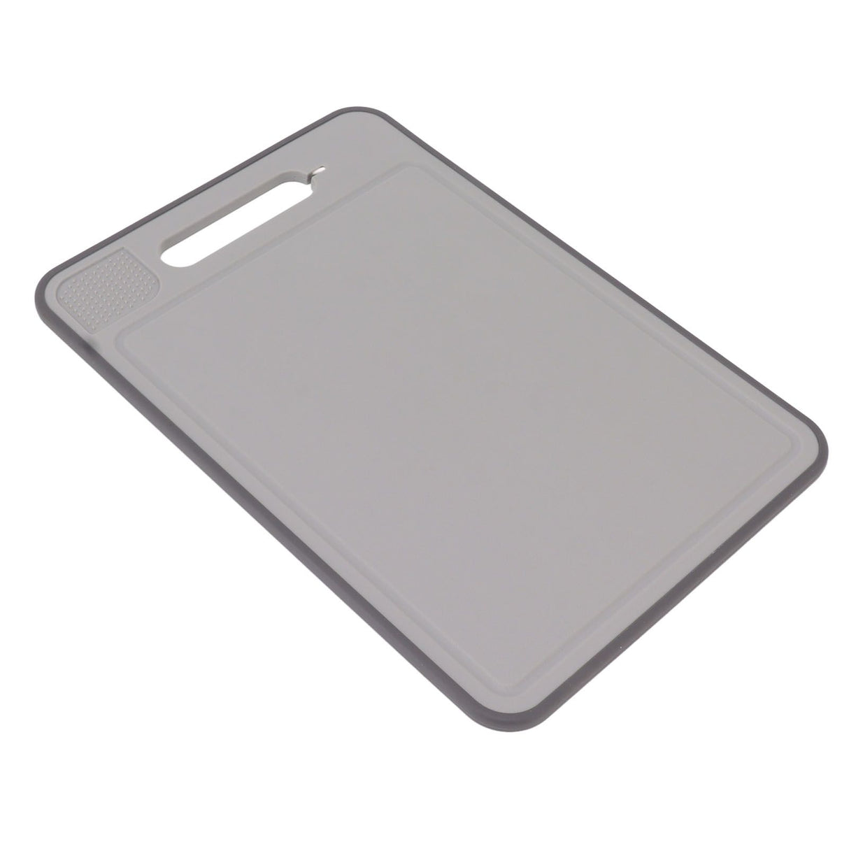 Defrosting Tray Double Sided Grinding Thawing Cutting Board with Sharpener for Frozen Meat Grey