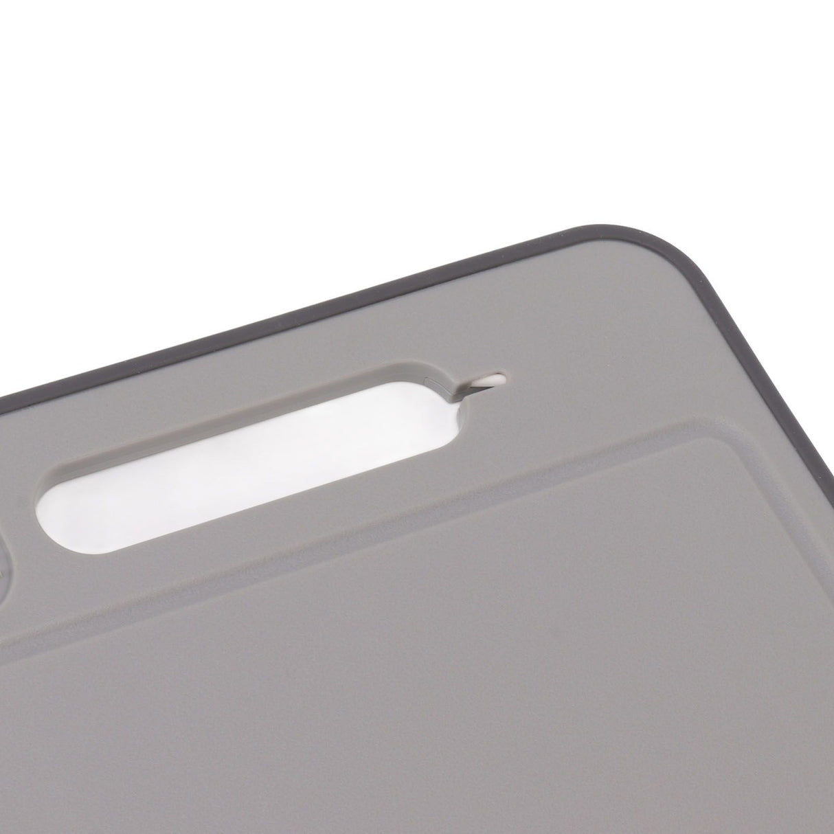 Defrosting Tray Double Sided Grinding Thawing Cutting Board with Sharpener for Frozen Meat Grey