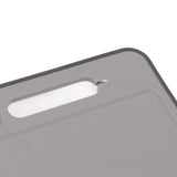 Defrosting Tray Double Sided Grinding Thawing Cutting Board with Sharpener for Frozen Meat Grey