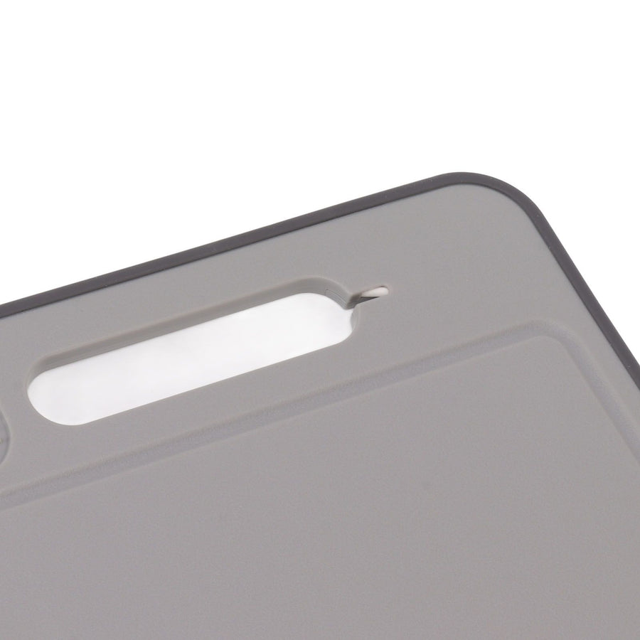 Defrosting Tray Double Sided Grinding Thawing Cutting Board with Sharpener for Frozen Meat Grey