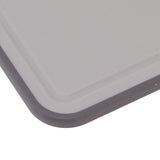 Defrosting Tray Double Sided Grinding Thawing Cutting Board with Sharpener for Frozen Meat Grey
