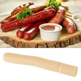 Edible Collagen Casing Dry Pig Sausage Casing Tube Uniform Sausage Collagen Casings for Smoked Sausage Making