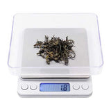 Kitchen Electronic Scale 0.1g High Accuracy Mini Portable LCD Display Digital Food Scale for Jewelry - Side View