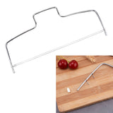 Cake Leveler Stainless Steel 8 Gear Adjustable Cake Layer Cutter with Detachable Wire for Baking Tool Two Wire - Extra Image