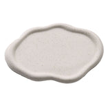 Jewelry Plate Ceramic Glossy Appearance Simple Modern Stylish Storage Tray for Home Gift White Oval