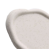 Jewelry Plate Ceramic Glossy Appearance Simple Modern Stylish Storage Tray for Home Gift White Oval
