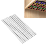 Coffee Capsule Strip Storage Organizing Wall Mounted Coffee Pod Holder Strip for Counter Kitchen Magnet White