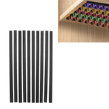 Coffee Capsule Strip Storage Organizing Wall Mounted Coffee Pod Holder Strip for Counter Kitchen Magnet Black - Extra Image