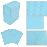 125PCS Tattoo Clean Pad Good Absorption Thick Cloth Disposable Tattoo Tablecloth for Tattooist Blue