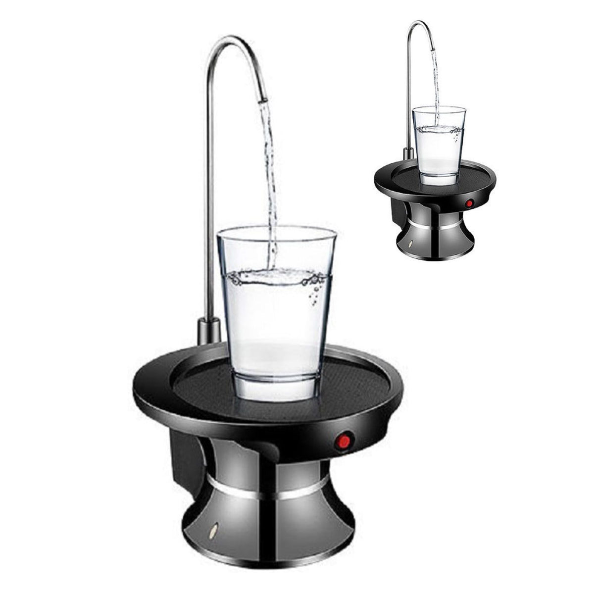 Electric Water Dispenser Pump Rechargeable Strong Power Fast Outflow Low Noise Large Tray Drinking Water Pump