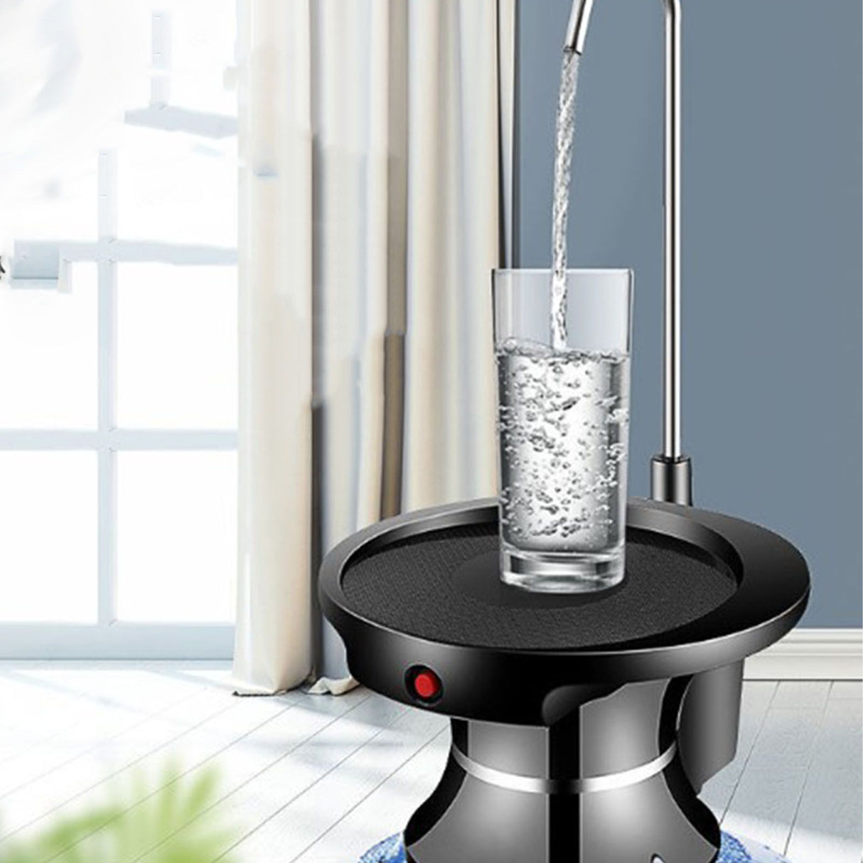 Electric Water Dispenser Pump Rechargeable Strong Power Fast Outflow Low Noise Large Tray Drinking Water Pump