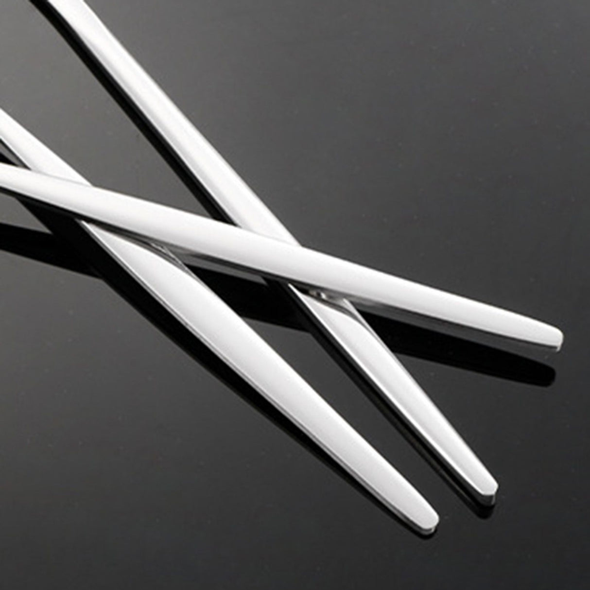 12Pcs Tableware Set Spoons Knives Forks Glossy 410 Stainless Steel Cutlery Set for Home Restaurant Silver