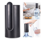 Water Bottle Dispenser Foldable USB Rechargeable Automatic Portable Electric Water Dispenser Pump Black 4W - Side View