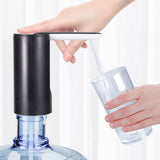 Water Bottle Dispenser Foldable USB Rechargeable Automatic Portable Electric Water Dispenser Pump Black 4W