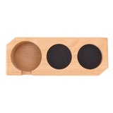 Tamping Station Beech Wood Tamper Mat Stand with Anti Slip Pad for Coffee Bar Accessories L - Extra Image