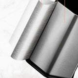 12L Rectangular Trash Can Lidless Living Room Kitchen Office Stainless Steel Dustbin Trash Can - Extra Image