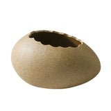 Egg Shell Bowl Ceramic Lifelike Decorative Toxic Free Noodle Dessert Bowl for Home Restaurant - Front View
