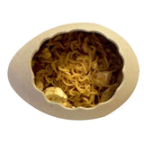 Egg Shell Bowl Ceramic Lifelike Decorative Toxic Free Noodle Dessert Bowl for Home Restaurant - Side View