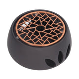 Teapot Warmer Base Ceramic Candle Heater Tea Coffee Milk Light Warmer with Purple Iron Pad for Home Black A Pad - Extra Image