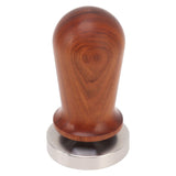 Coffee Tamper with Flat Stainless Steel Base Wooden Handle Coffee Powder Press Tamping Tool 51mm / 2in