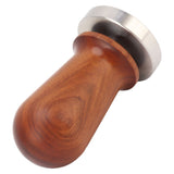 Coffee Tamper with Flat Stainless Steel Base Wooden Handle Coffee Powder Press Tamping Tool 51mm / 2in