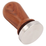 Coffee Tamper with Flat Stainless Steel Base Wooden Handle Coffee Powder Press Tamping Tool 51mm / 2in