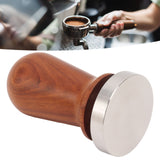 Coffee Tamper with Flat Stainless Steel Base Wooden Handle Coffee Powder Press Tamping Tool 51mm / 2in - Extra Image