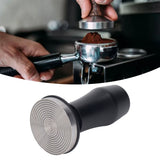 Coffee Tamper Aluminum Alloy Calibrated Tamper with Spring Loaded Stainless Steel Base for Cafe Home 53 Thread Bottom - Extra Image