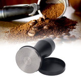 Coffee Tamper Aluminum Alloy Calibrated Tamper with Spring Loaded Stainless Steel Base for Cafe Home 53 Thread Bottom - Extra Image