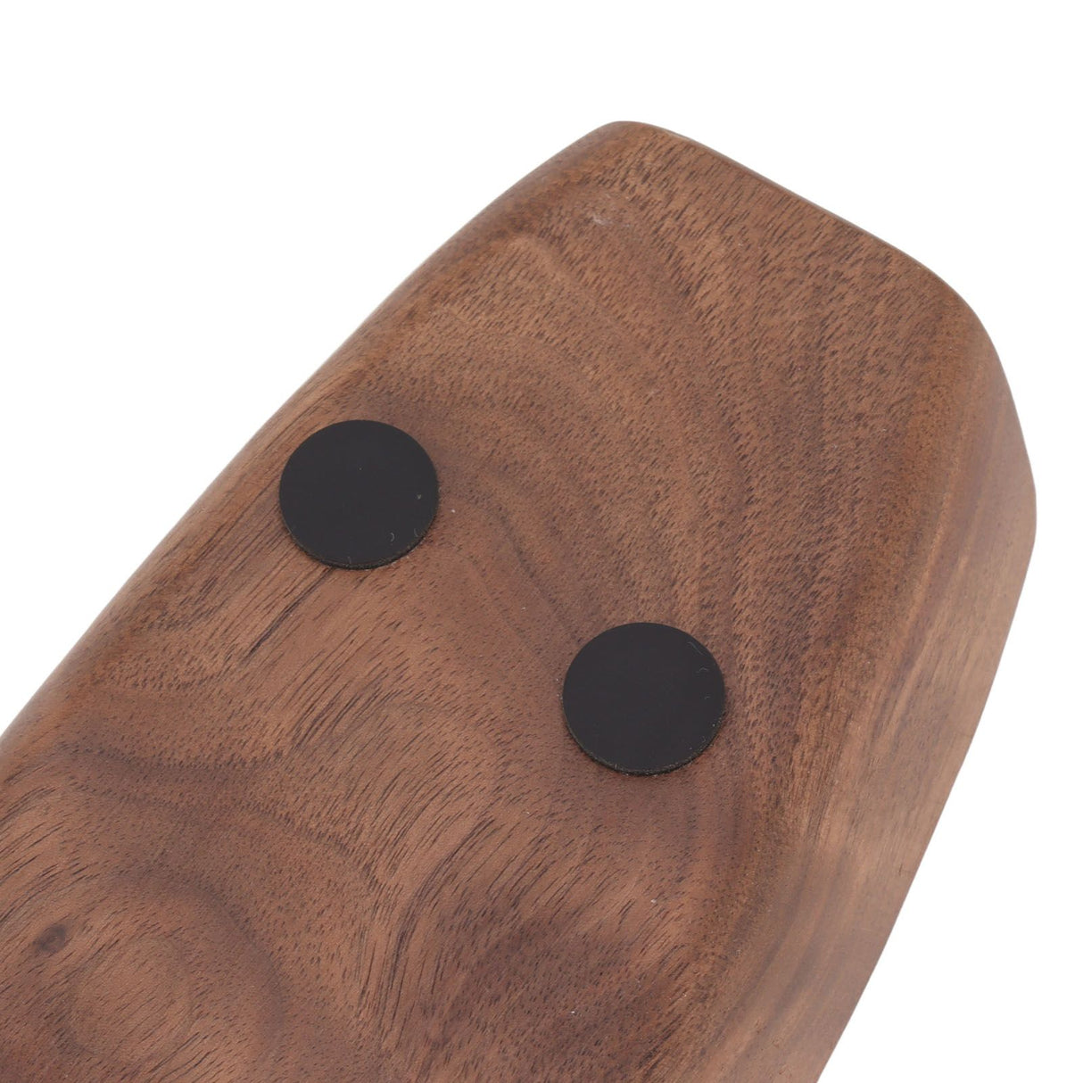 Boat Shape Coffee Tamper Holder Walnut Wood Coffee Distributor Holder Station for Cafe Western Restaurant Bar Family Kitchen 51mm