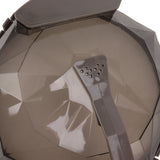 Microwave Splash Heating Cover PC Food Splatter Guard with Extension Handle for Kitchen Cooking Brown - Extra Image