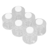 6 Pcs Stackable Spice Pot Spice Tower Spice Color Transparent Pot Seasoning Bottle for Kitchen