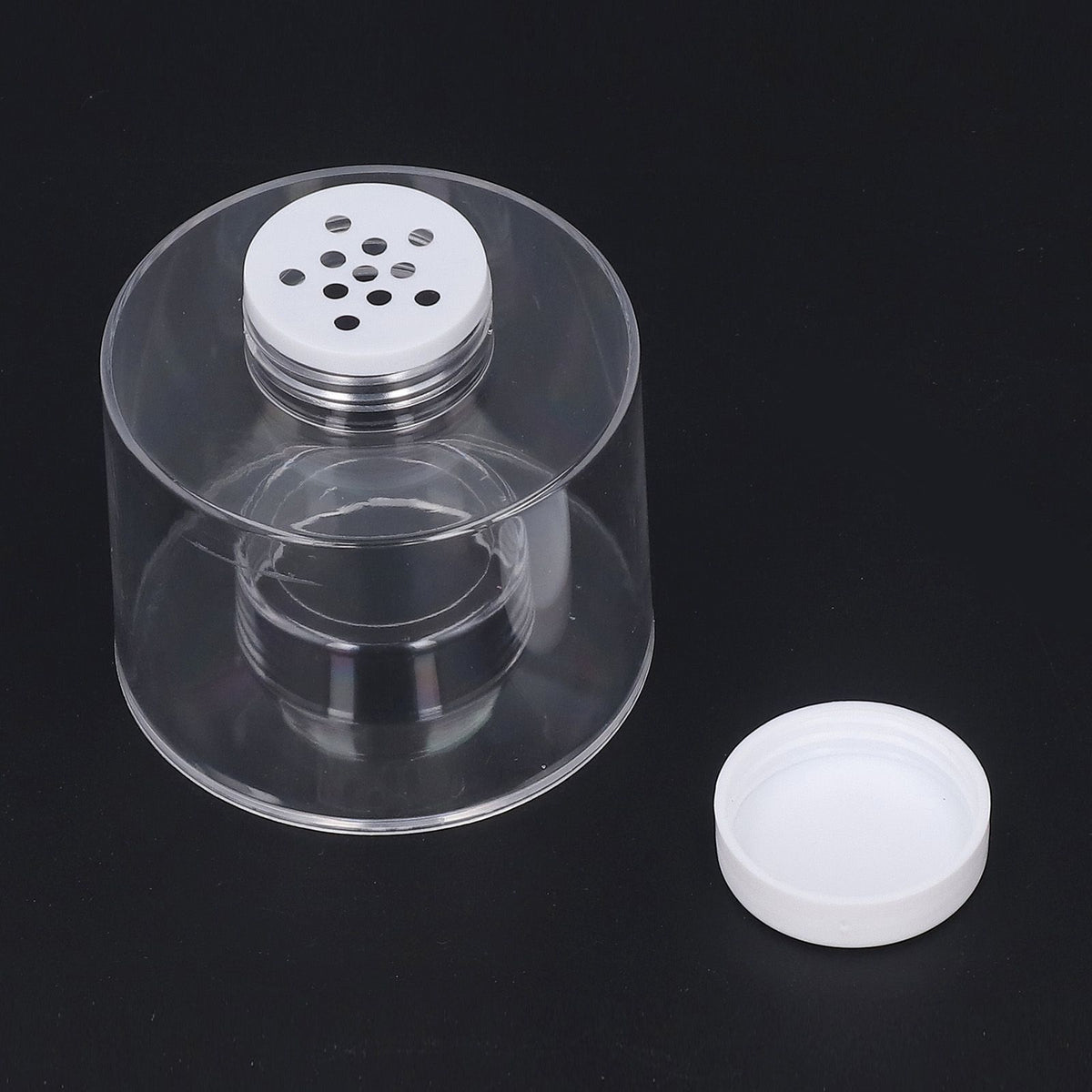 6 Pcs Stackable Spice Pot Spice Tower Spice Color Transparent Pot Seasoning Bottle for Kitchen