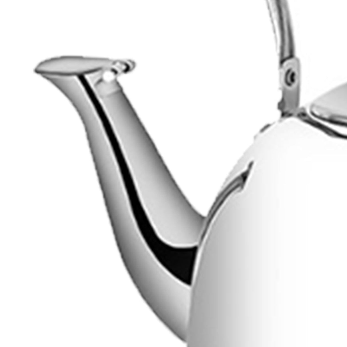 Whistling Kettle Stainless Steel Boiling Audible Alarm Large Opening Stovetop Teapot with Tea Filter 2L
