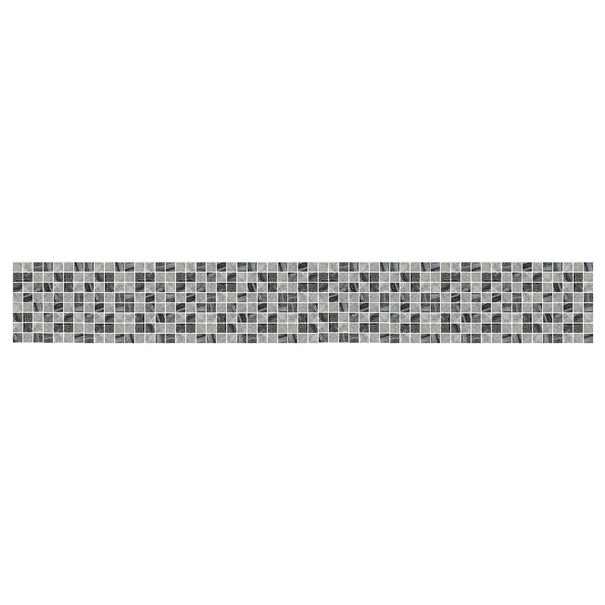 30PCS Mosaic Wallpaper PVC 3D Waterproof Oil Proof Self Adhesive Wall Sticker for Kitchen Countertops Light Grey Lattice