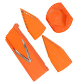 V Blade Mandoline Cutter Manual Vegetable Cutter Vegetable Cooking Tool with Stainless Steel Blade Hand Guard