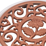 Ceramic Teapot Warmer Hollowed Pad Concave Bottom Practical Multifunction Teapot Heater for Family Office Cafe - Extra Image