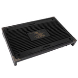 Gongfu Tea Tray Water Storage Drainage Home Decoration Ornament Serving Tray for Office Black