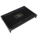 Gongfu Tea Tray Water Storage Drainage Home Decoration Ornament Serving Tray for Office Black - Extra Image