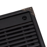 Gongfu Tea Tray Water Storage Drainage Home Decoration Ornament Serving Tray for Office Black