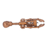 Skull Head Corkscrew Wine Bottle Opener Wine Opener for Birthdays Graduation Ceremonies - Rear View