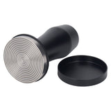 Coffee Tamper Aluminum Alloy Calibrated Tamper with Stainless Steel Base Ergonomic Handle for Cafe Home 58 Thread Base - Rear View