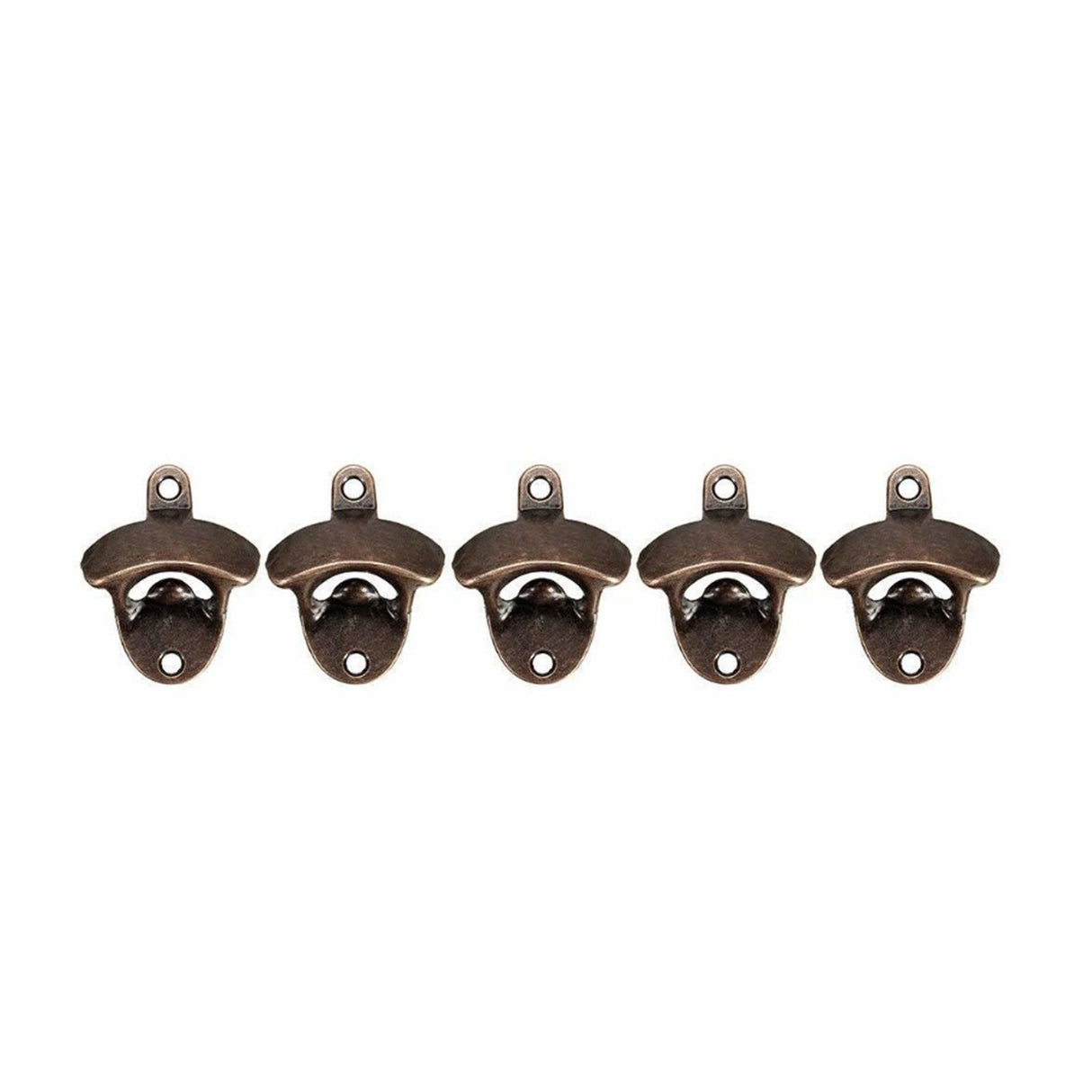 10 Pcs Wall Mount Bottle Opener Vintage Style Rustic Strong Durable Metal Beer Cap Opener for Bar Restaurant Home