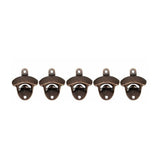 10 Pcs Wall Mount Bottle Opener Vintage Style Rustic Strong Durable Metal Beer Cap Opener for Bar Restaurant Home - Top-Down View