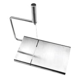 Cheese Cutter Board Stainless Steel Household Anti Corrosion Cheese Cutter with 6PCS Cutting Wire for Kitchen - Extra Image