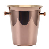 Ice Bucket with Handles Stainless Steel Beer Wine Beverage Cooling Tub for Home Bar 5L Capacity